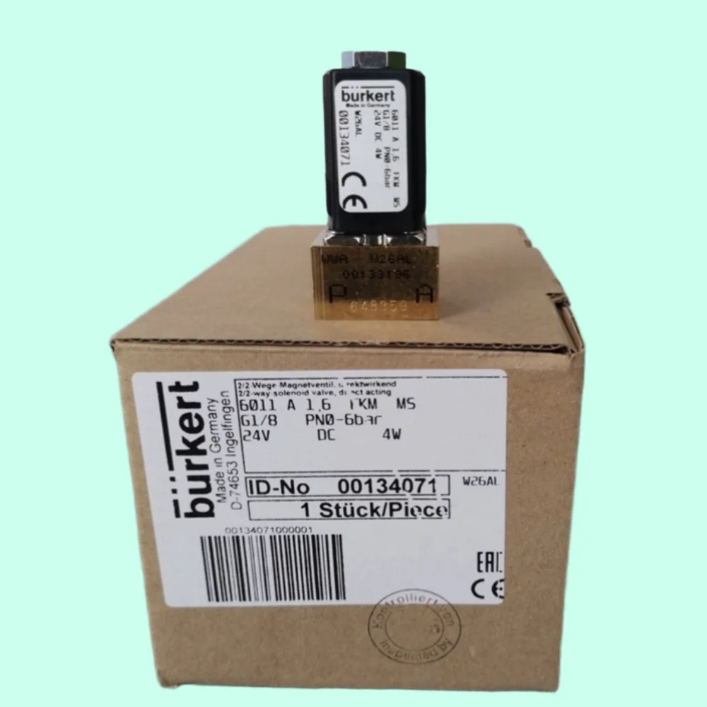 Burkert 6281 Solenoid Valve Two-Position Two-Way G1/4 Water Valve Normally Closed 00322511 00322512 00322513