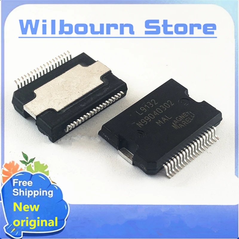 10pcs/lot L9132 chip HSSOP-36 general automobile computer board fuel injection drive chip automobile management IC