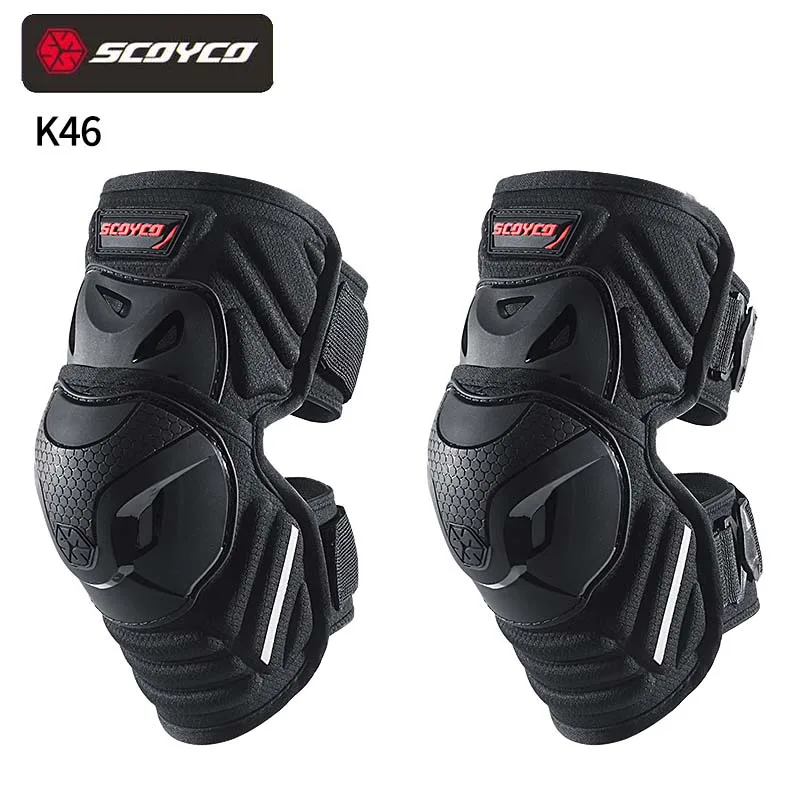 Scoyco K-46 motocyklowe nakolanniki Motocross nakolanniki ochrona przed uderzeniami Moto kolarstwo MTB motor terenowy ochraniacze kolan nagolenniki