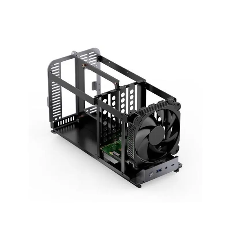 JONSBO N1 NAS ITX MINI Small Case All Aluminum Suitcase Portable HTPC Desktop Computer Empty Chassis