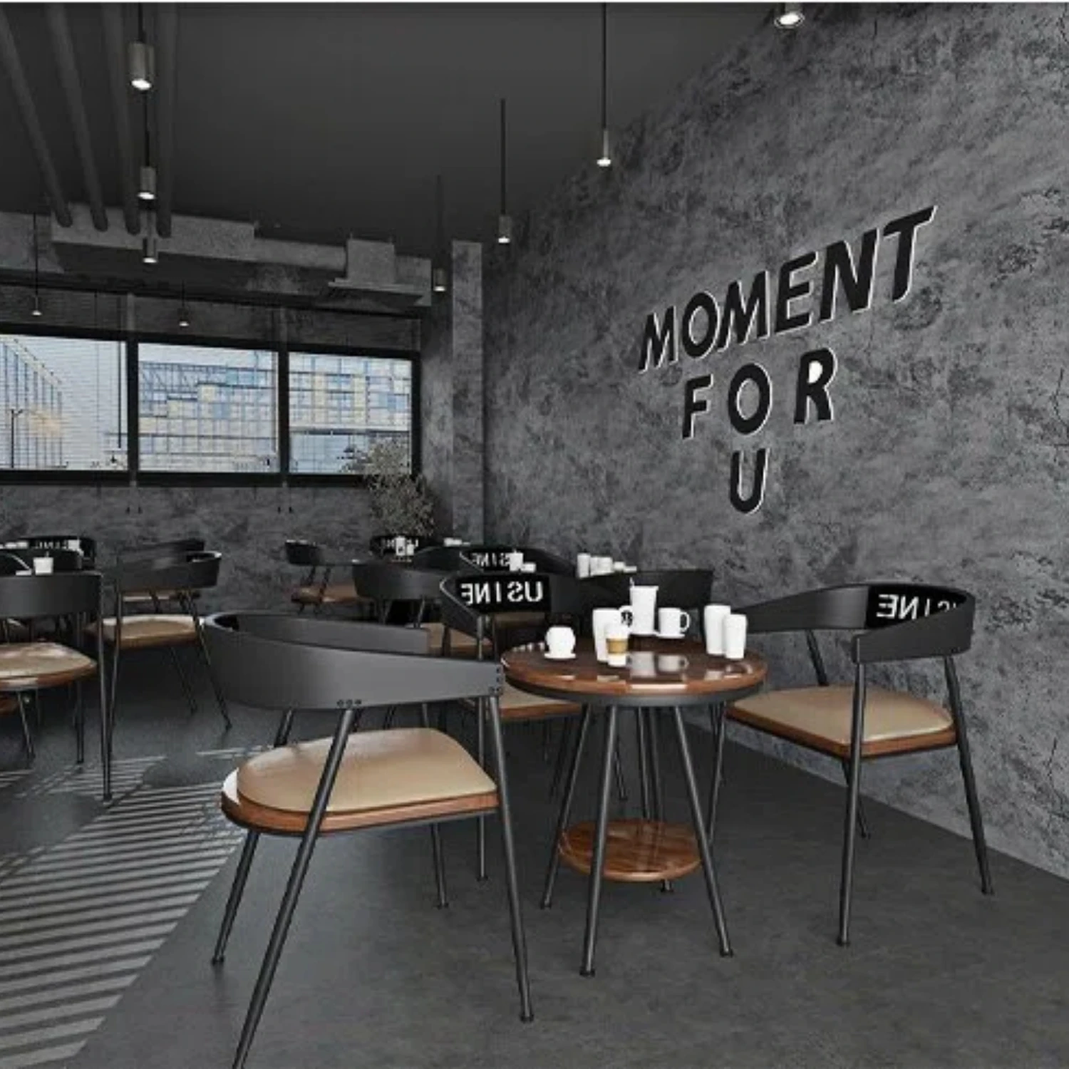 

Retro Dark Grey Waterproof Wall Stickers Matte Contact Wallpapers Self Adhesive Countertop Cupboard Desk PVC Renovation Stickers