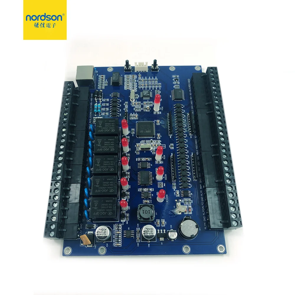 Nordson New Integration Safety Network Wiegand TCP/IP Web Rifd Card Door Access Control System with Video Monitor Port