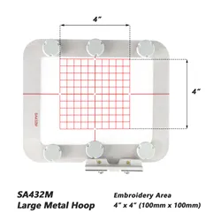 Metal Magnetic Hoop for Brother NV950 NV180D M230E M280D M240ED 500D 97E 955 PE300S SE600 SE400 Babylock Sewing Machine Frame