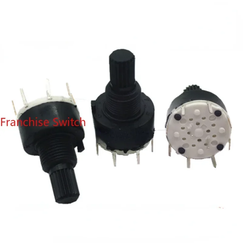 

10 шт. переключателей диапазонов SR16, 3-позиционные 2-полюсные, 4-позиционные 4-полюсные, 5-позиционные 15-шлицевые