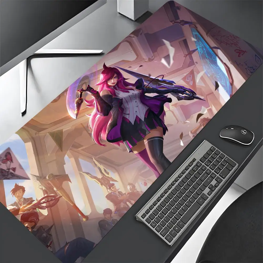 Game League of Legends Katarina Mouse Pad Large Gaming Accessories 700x400mm Desk Mats Carpet Anti-slip Laptop Soft Mice