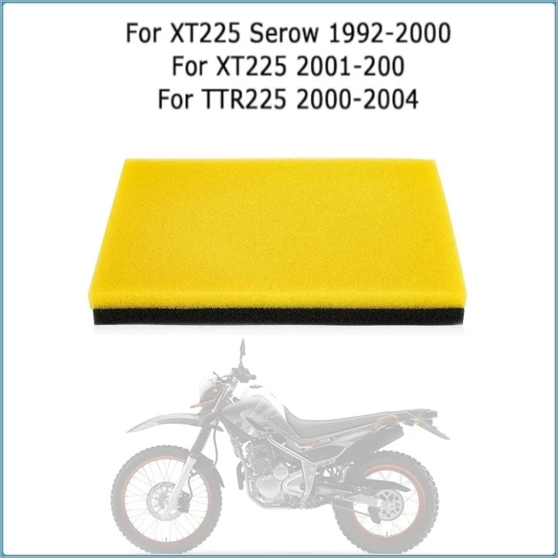 

Motorcycle Air Filter Element Air purification for Yamaha XT 225 Serow 1992-2000 XT225 2001-2007 TTR225 2000-2004
