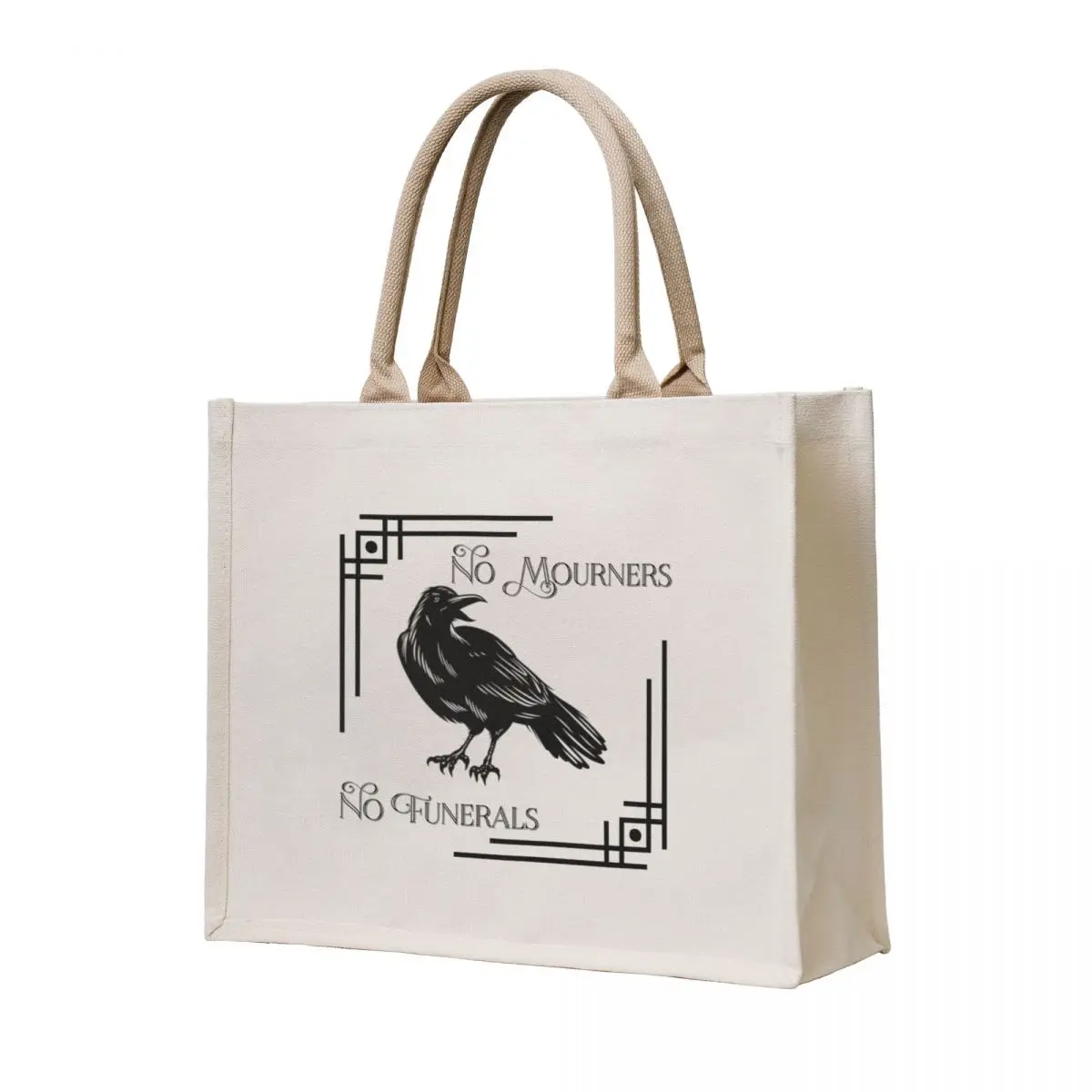 

No mourners, no funerals crow Tote Bag Canvas shoulder bag Gift bag canvas tote Women's shopper