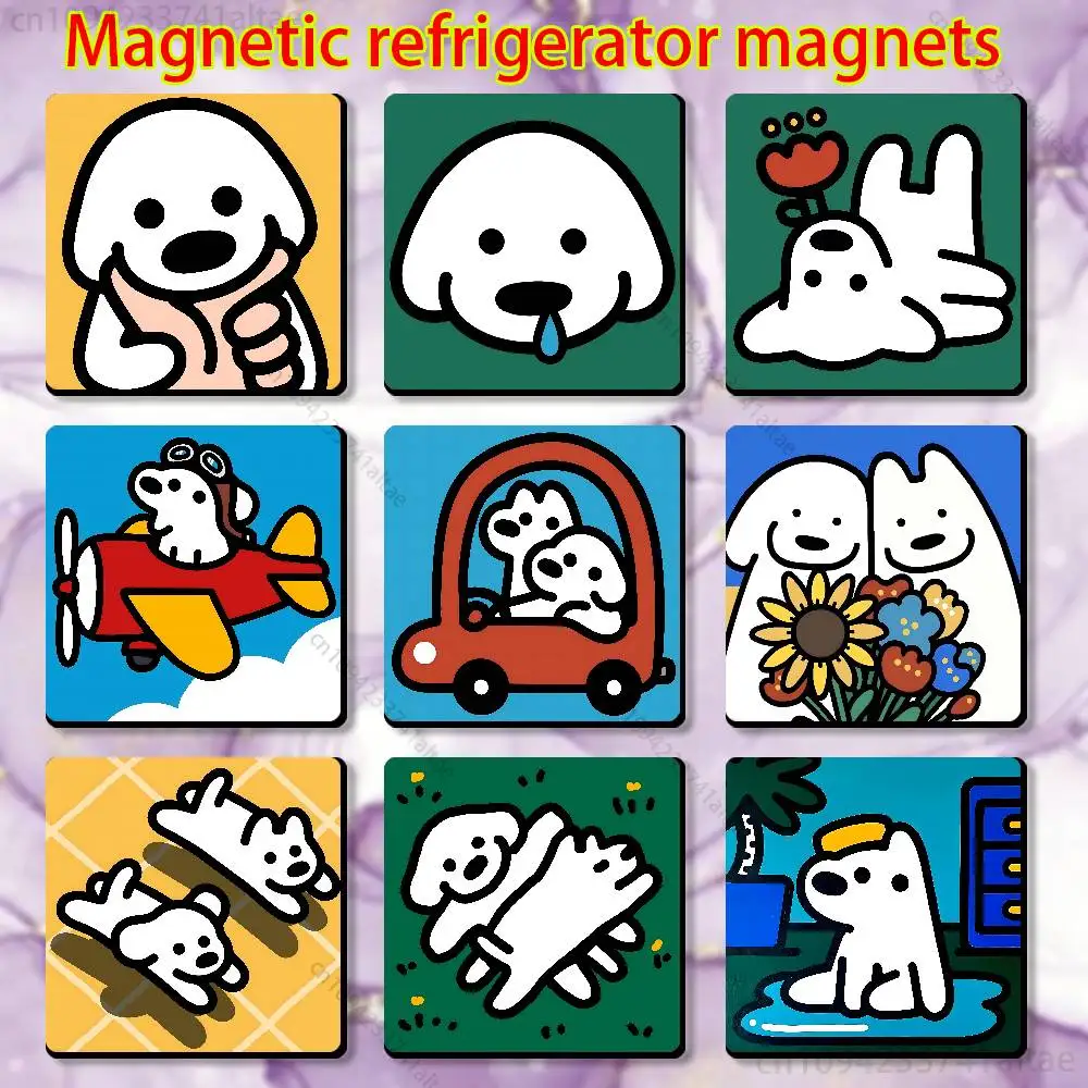 

Cute Matsui Art Sign Fridge Magnets - Creative Miniature DIY Magnetic Decorations for Home Accessories
