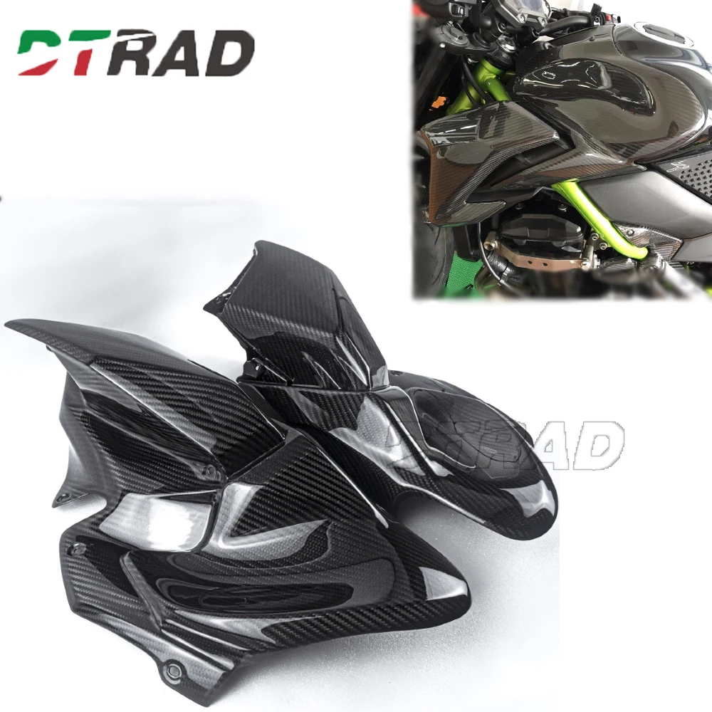 

Motorcycle 100% carbon fiber for Kawasaki z900Tank Side Fair fairing carbon fiber accessories