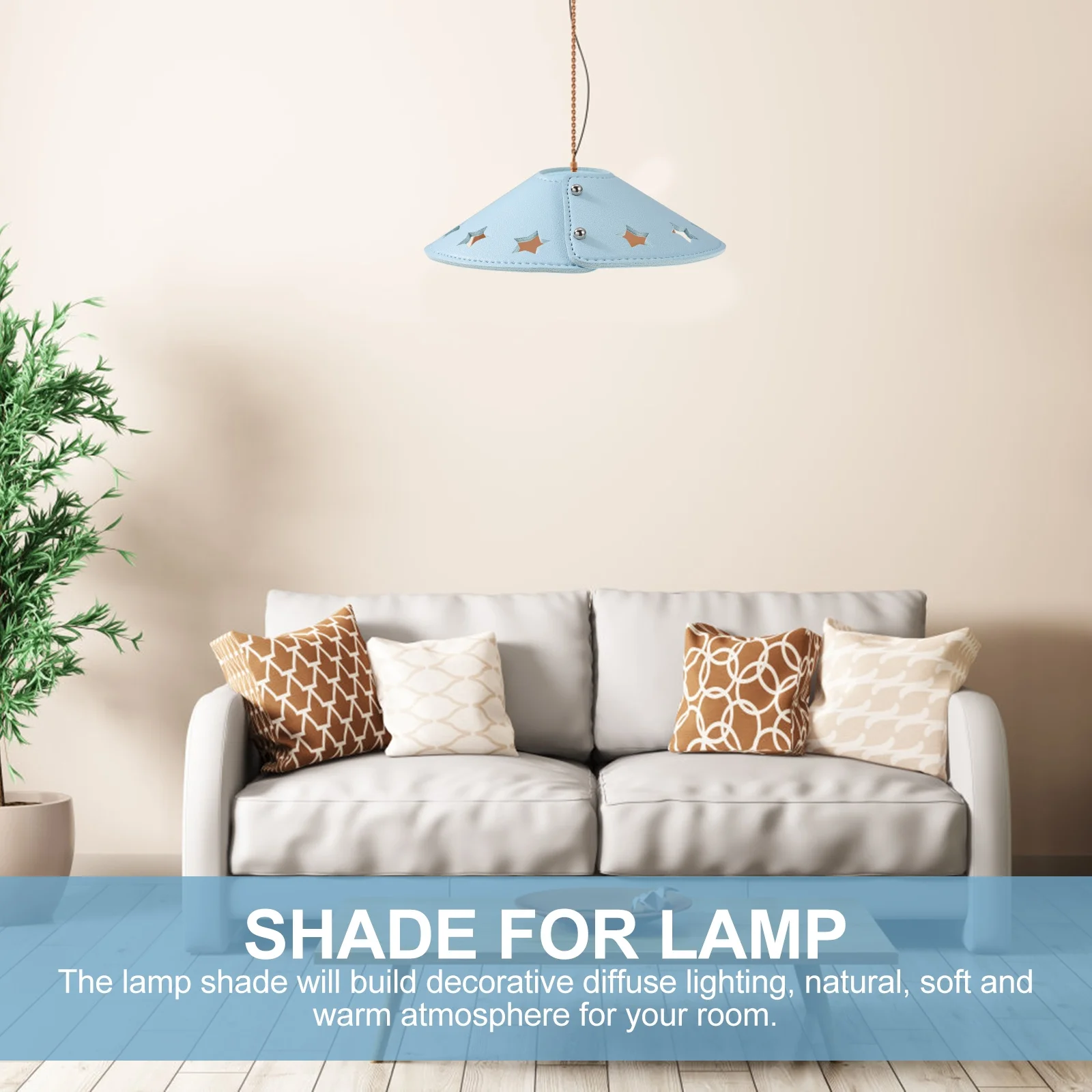 

Lampshade Durable Premium Material Romantic Warm Atmosphere Lighting Cover Chandelier Wall Hand Floor Lamp
