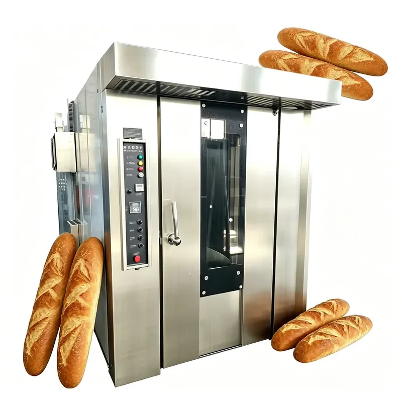 High Yield Rotary Oven for Mass Production Bakery Support Dual Power Supply