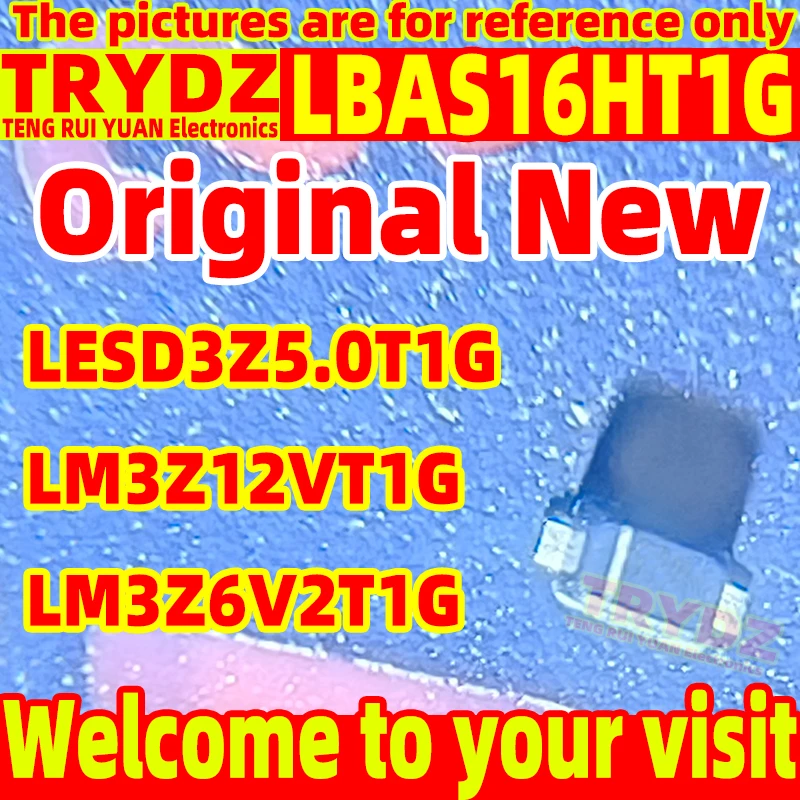 500-50pcs Original New LBAS16HT1G LESD3Z5.0T1G LM3Z12VT1G LM3Z6V2T1G SOD-323