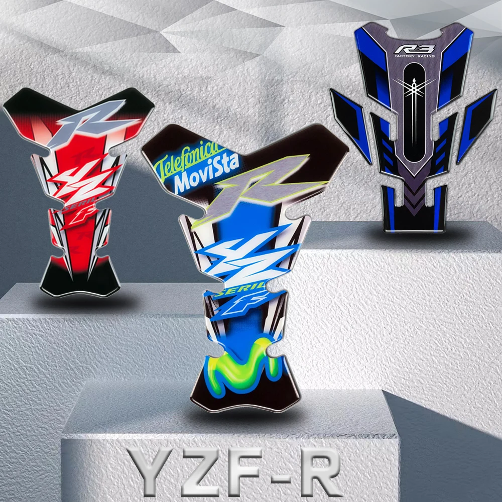 Motorcycle Protection Fuel Tank Pad Stickers Decal Accessories Waterproofing Oil Gas Cover For  YZF-R1 Yzf R3 yzf R7 R6 R15 R25