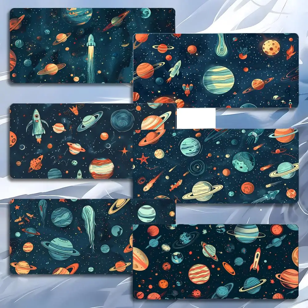 

Коврик для мыши C-Cosmic Sky Art Space, большой игровой коврик с утолщенной кромкой, для ПК и рабочего стола