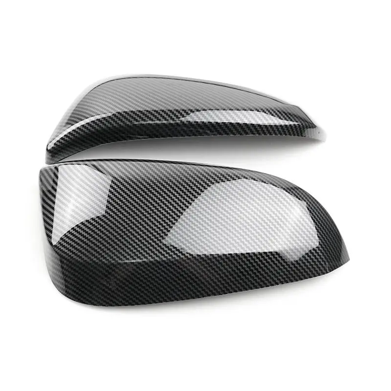 ABS Car Accessories Rearview Mirror Cap Cover Mirrors Frame Trim For Toyota Fortuner AN160 Hilux SW4 RAV4 Hilux Revo 2015-2018
