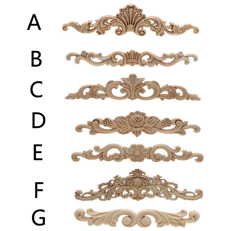 Деревянный угол, цветок Dongyang, резьба по дереву в китайском стиле, античный фон для шкафа, настенная защитная доска, дверь шкафа, резной