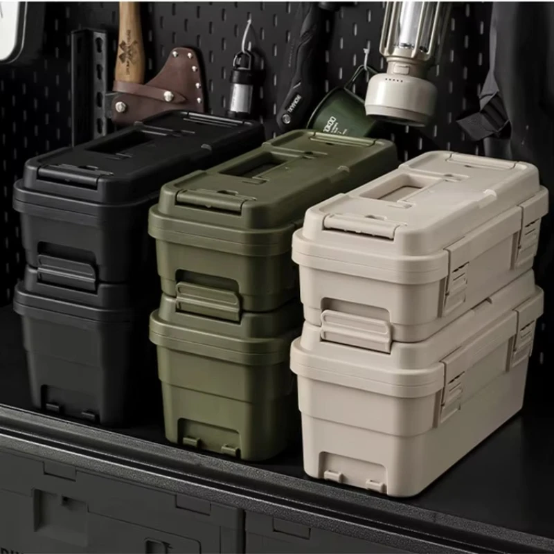 4L/6.5L Stackable Bins Storage Connectable Toolbox Multiple Functions Storage Boxes & Bins Plastic Container Storage