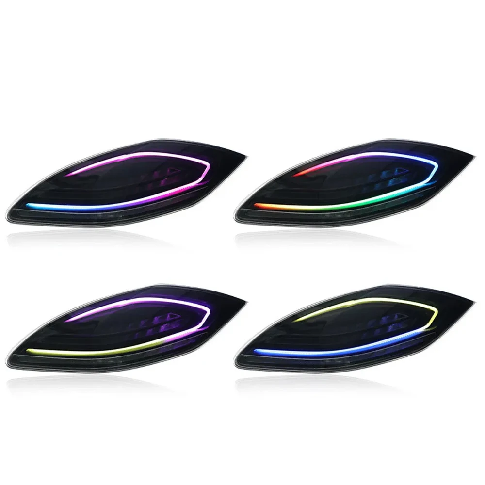 Car RGB Rear Lights For 2010 2011 2013 2013 Porsche Panamera Led Tail Lights 970 970.1 Modified Accessories