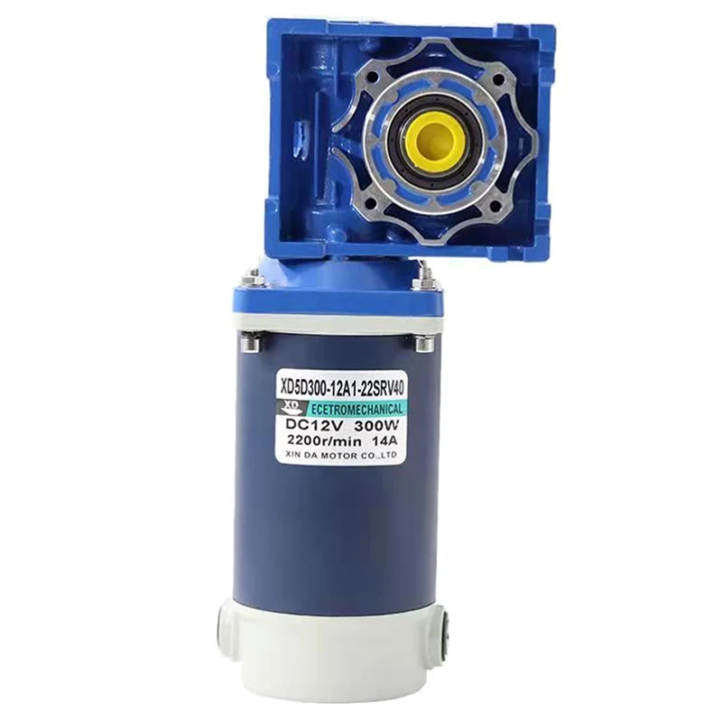 300ワットRV40 dc減速タービンモータ12/24v可変速フォワードおよびリバースとセルフロック機能