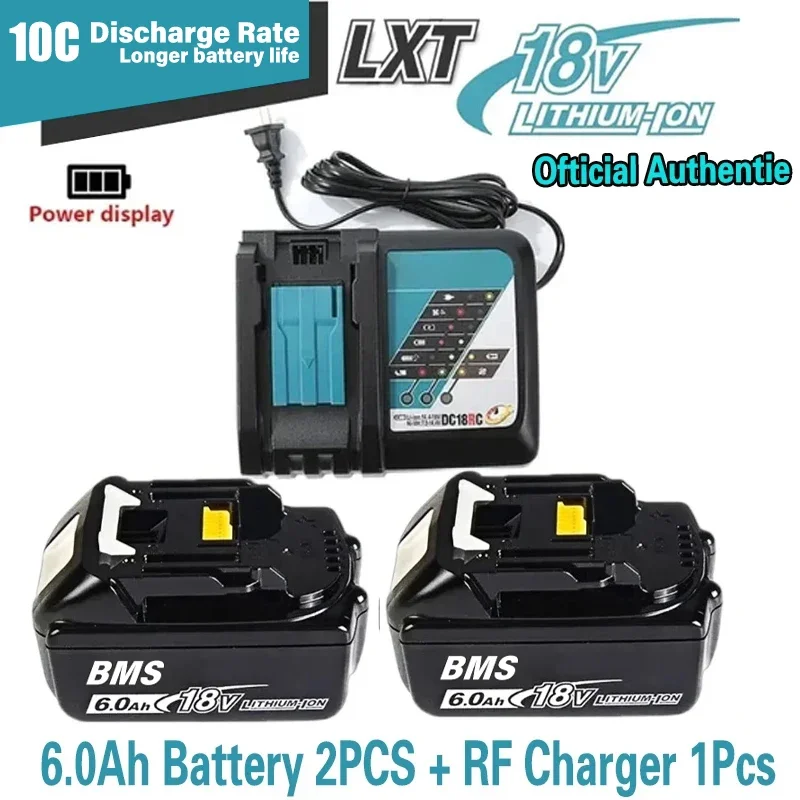 

For MAKITA To Replace Battery 18V 6Ah Replaces LXT BL1860B BL1860 BL1850 LXT Electric Tool Rechargeable Lithium-ion Battery