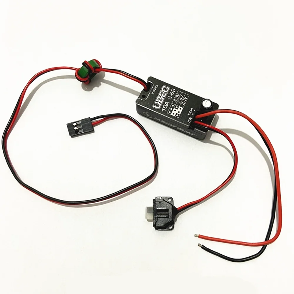 Hobbywing UBEC 10A V2 volledig waterdichte kleine regelaarmodule ondersteunt 2-6S 6v 7.4v 8.4v voor Radiogestuurde auto-accessoires