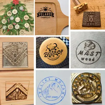 Razítko M5 Branding Iron Razítko LOGO na míru, kůže, dřevěný dort, soukromé zakázkové mosazné brandingové železné pečetě, svatební hostina, firemní LOGO, DIY 8 nejlepší prodej žehlička na cejchování dřeva - №5