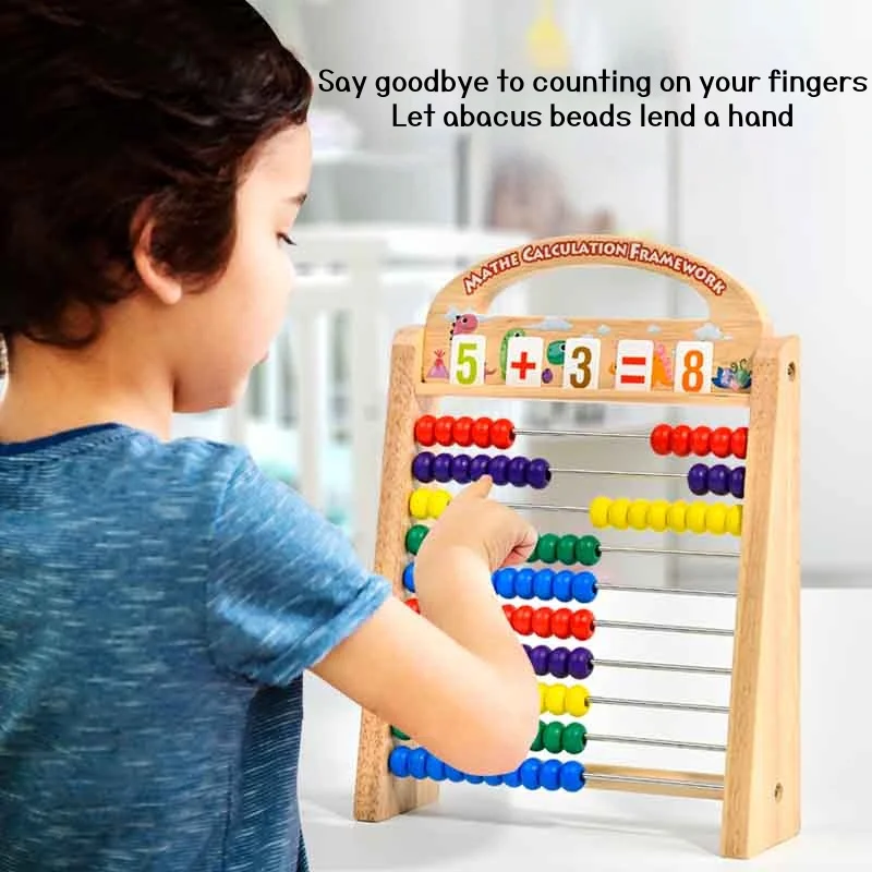 Abacus Learning Toy: Counting and Recognizing Numbers Through Bead Manipulation—An Ultra-Educational Way for Kids to Learn Math