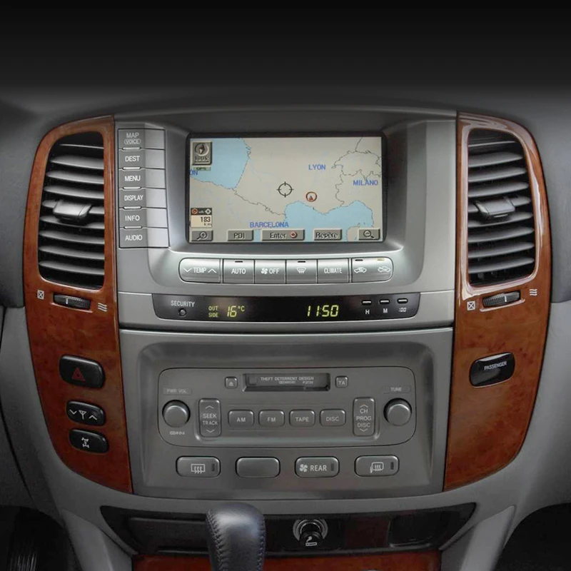 

Auto A/C Air Conditioner Outlet Vent Panel Trim For Toyota Land Cruiser 100 LC100 FJ100 Ujz100 2003 2004 2005 2006 2007 LHD RHD
