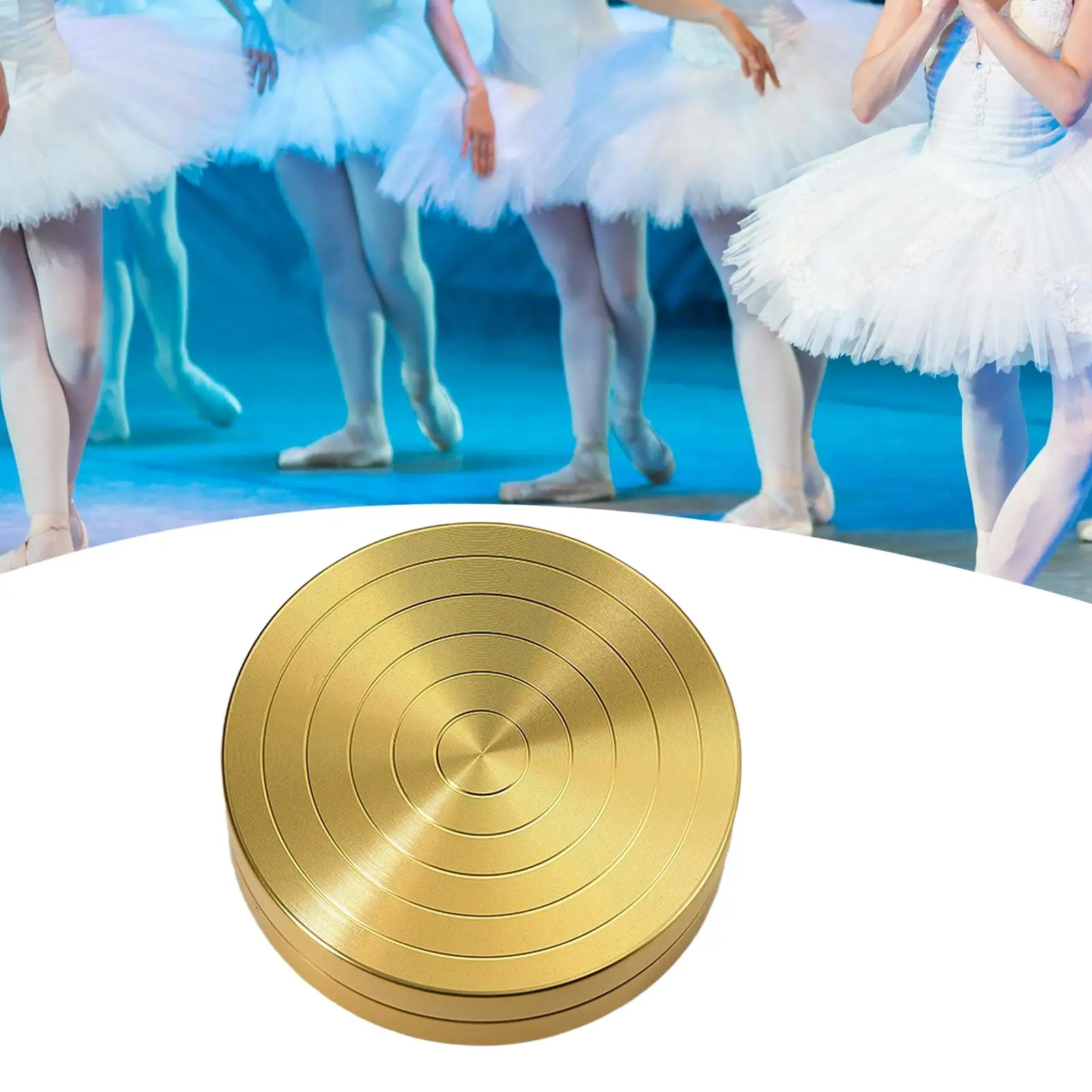 Premium Dance Turning Board Anti Slip Practice Disc Aluminum Turnboard for Figure Skaters Gymnasts Ballet Home Studio