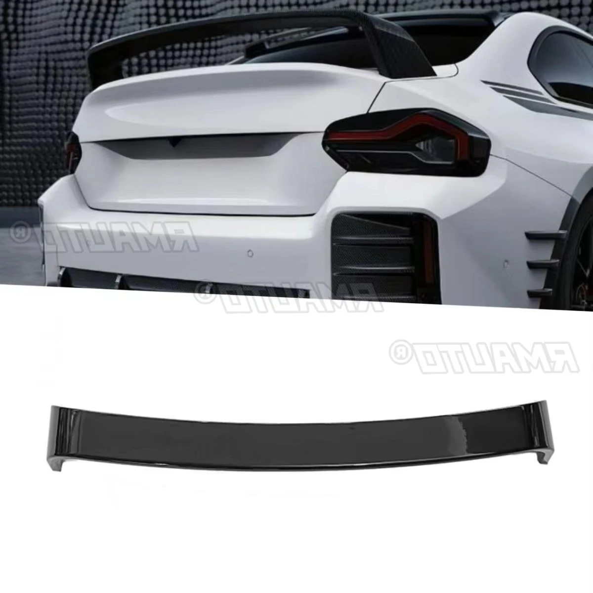 

Для BMW G87 M2 Sport 2021-2024 автомобильный задний спойлер багажника, модификация крыла, задний спойлер багажника, крыло, автомобильные аксессуары, экстерьер