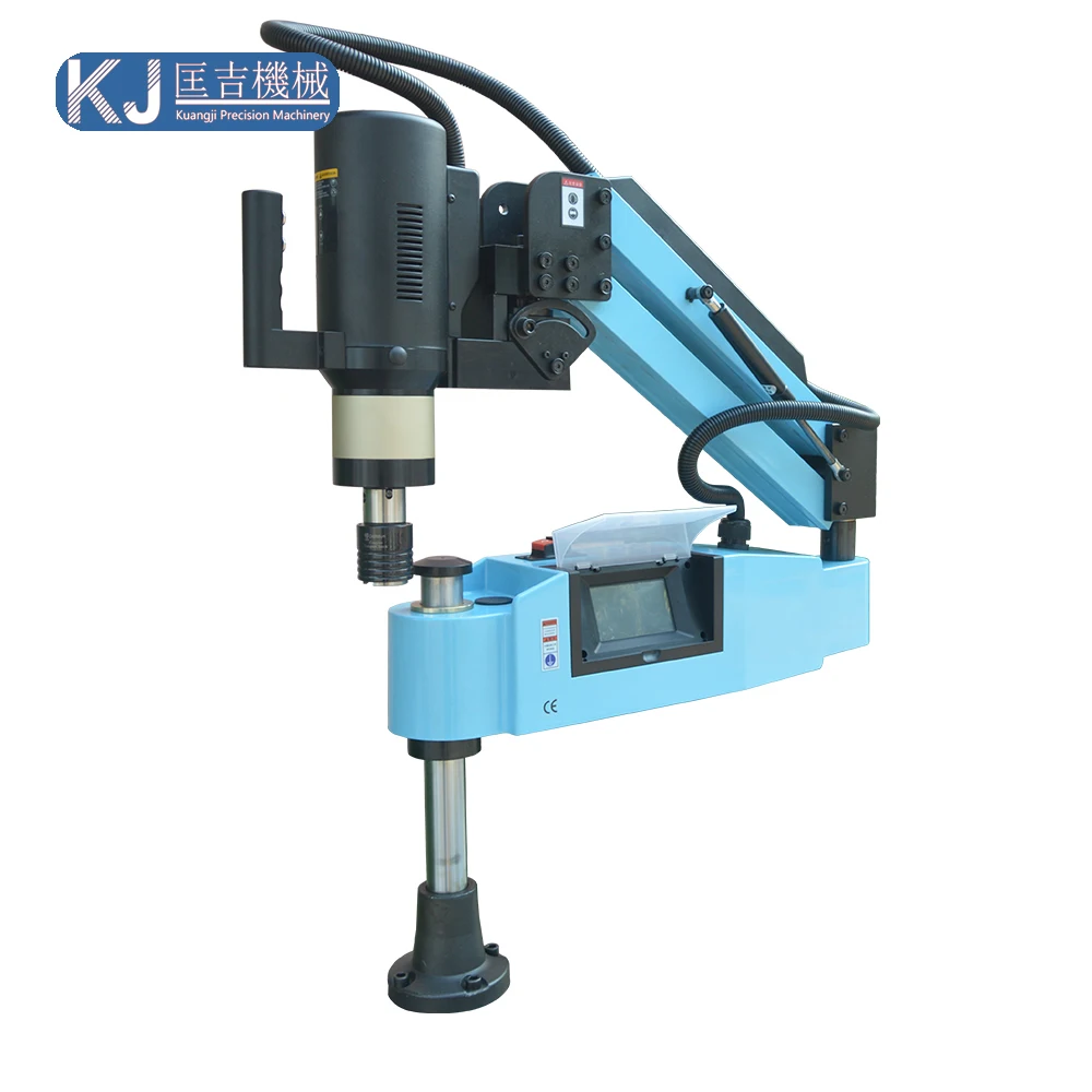 Upgraded M6-M36 Bench Drilling Machine Touch Screen Vertical Design Electric Flexible Arm Tapping Kuang Ji Brand 220V Made China