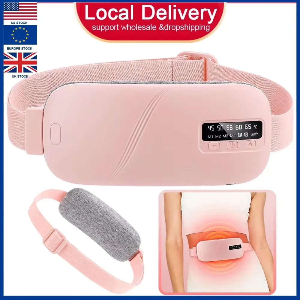 Electric Heating Pad Abdominal Massager Belt for Women