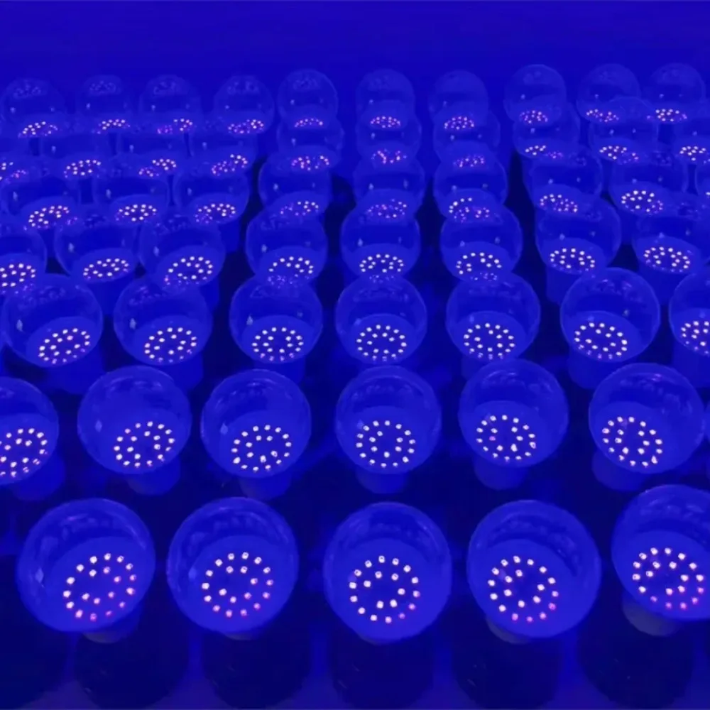 مصابيح كهربائية سوداء LED UV Blacklight 395-400nm للضوء الأسود يتوهج في الظلام طلاء الجسم الفلورسنت ملصق النيون توهج مصباح