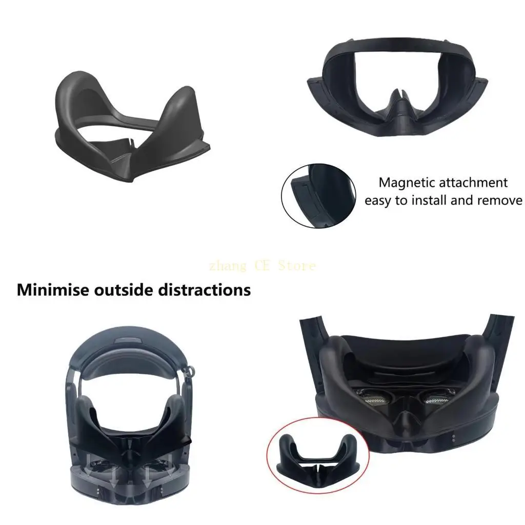 M5TD 2023 New Eye Mask For Meta Quest All-in-one Machine Shading Glasses Silicone Pad for Quest Accessaries