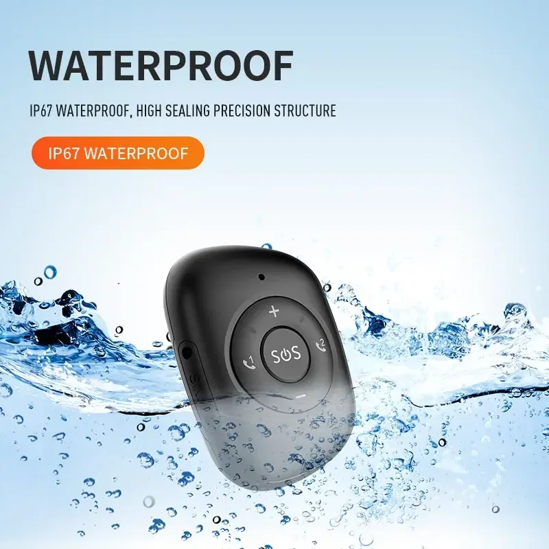4G Anti-Loss GPS Pendant Tracker IP67 Waterprrof Tracking Device With SOS 2 Way Calling GEO Fall Alarm Fast Dial Found By Buzzer