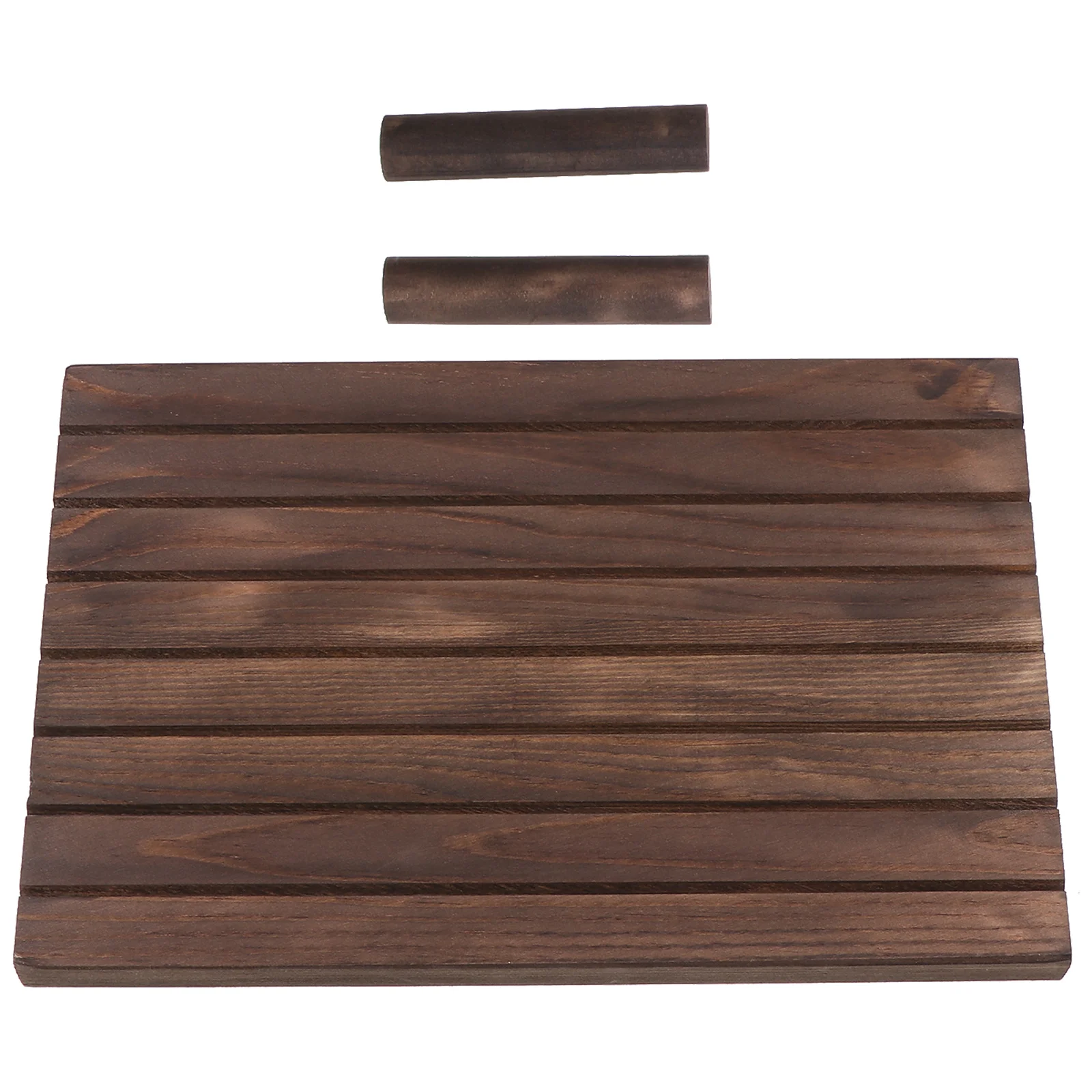 1Pcs Simple Wooden Earrings Display Stand Earring Holder Jewelry Shelf for Storage Organizer Jewelry Rack for Desk Vanity