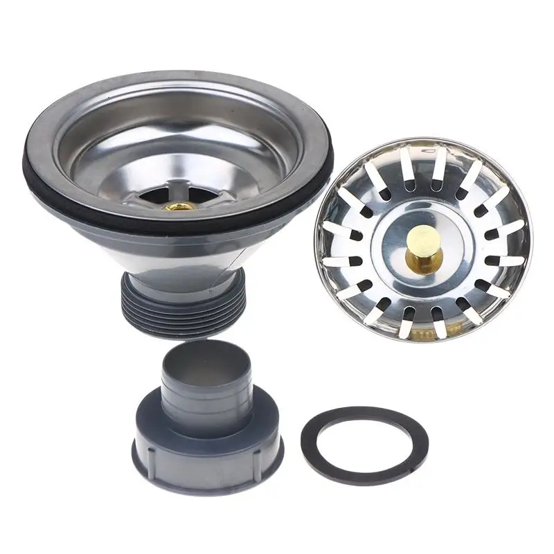 Sink Plumbing Drain Accessory 1 Set Corrosion Proof Easy to Mount for Kitchen Bathroom Sink Replacement