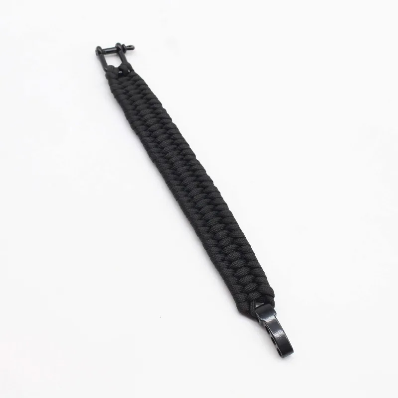 Paracord Bracelet Zinc Alloy Emergency Seven-Core Survival Camping Outdoor U-Shaped Adjustable Buckle Handmade Woven Bracelet