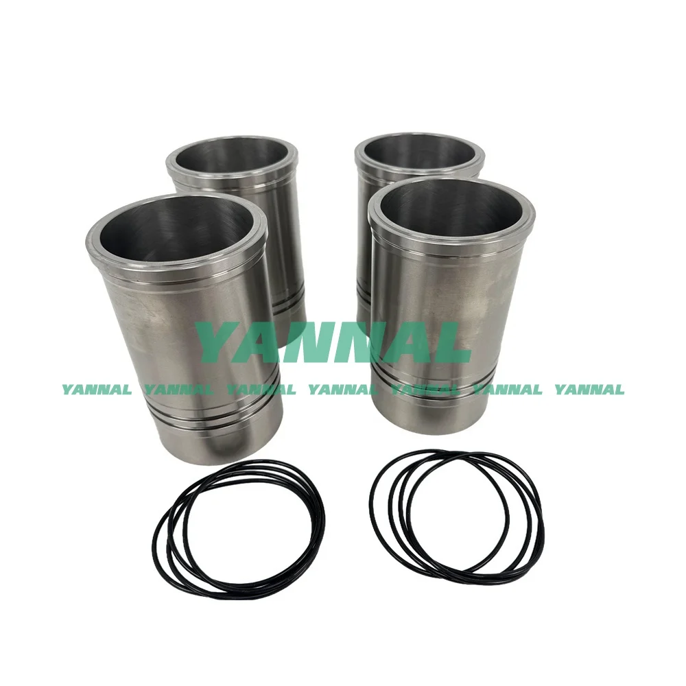 

4PCS Cylinder Liner For YunNei YN33GBZ Diesel Engine Parts