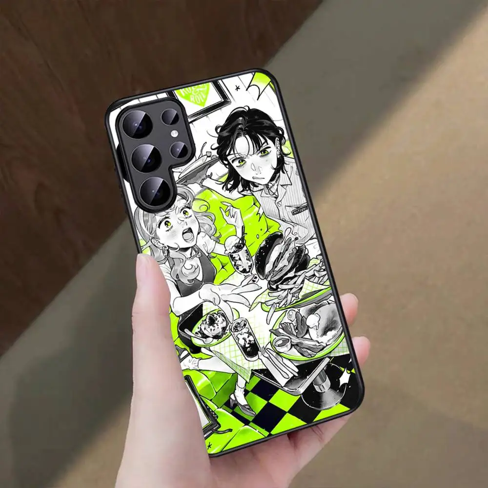 The Green Yuri Guy KiniOto Manga Phone Case For Samsung S 24 FE 25 Ultra Plus 20 Lite 21 30 22 23 24 22 Ultra 5G Fundas view 2