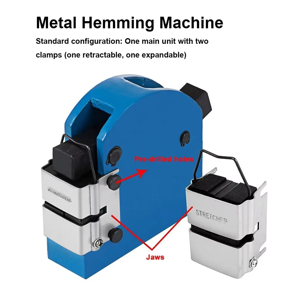 SS-18 Sheet Metal Shrinker and Stretcher Kit with Jaws Housing Compound Lever 2 in 1 Manual Shaping Bending Machine