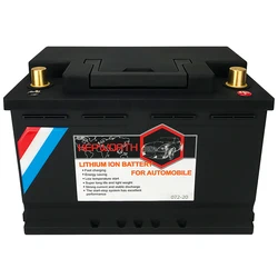 KEPWORTH 072-20 VDE Lithium Iron Battery 12V 70AH CCA1300A LiFePO4 Pack Motor Automobile Starter With BMS Voltage Protection