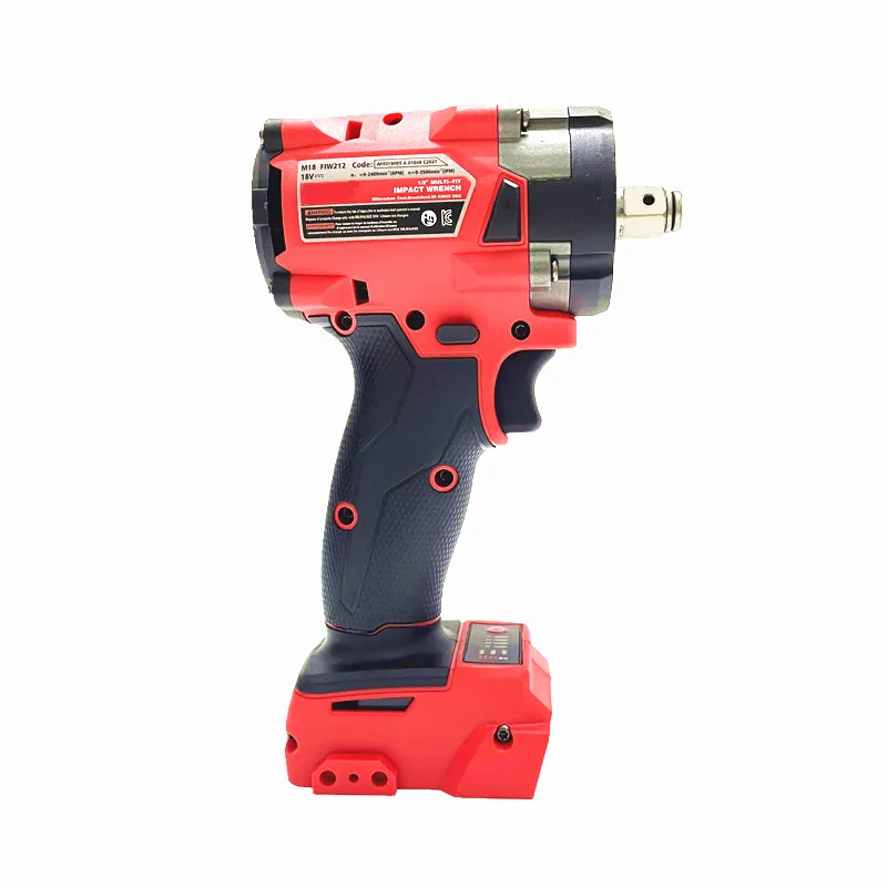 Imagem -02 - Chave de Impacto Elétrica sem Fio Brushless Screwdriver Drill Ferramentas Elétricas Carro Reparação do Caminhão Compatível com Milwaukee 18v Bateria