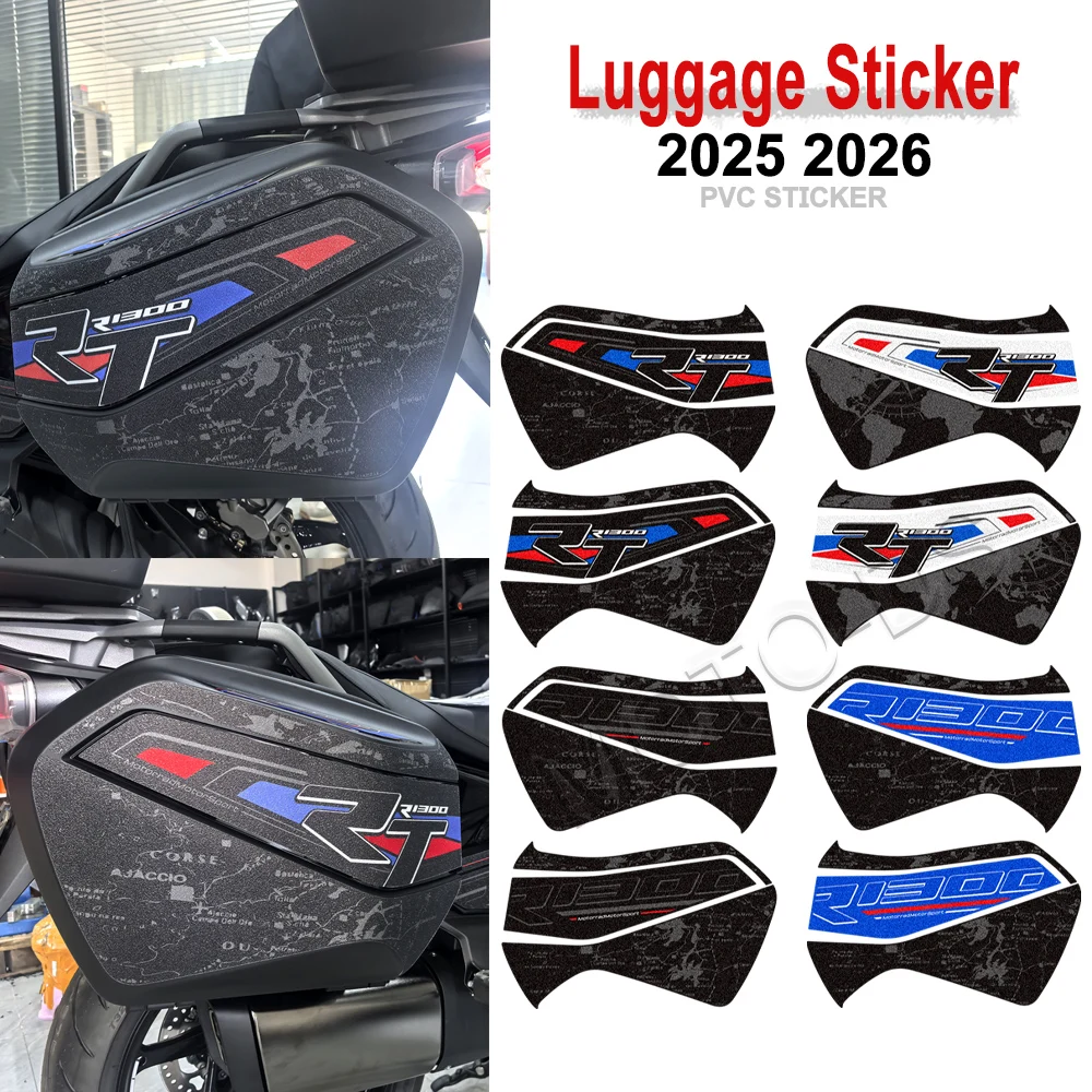 

For R1300RT R 1300 RT R1300 Motorcycle Tank Pad Trunk Luggage Cases Panniers Stickers Decals 2025 2026