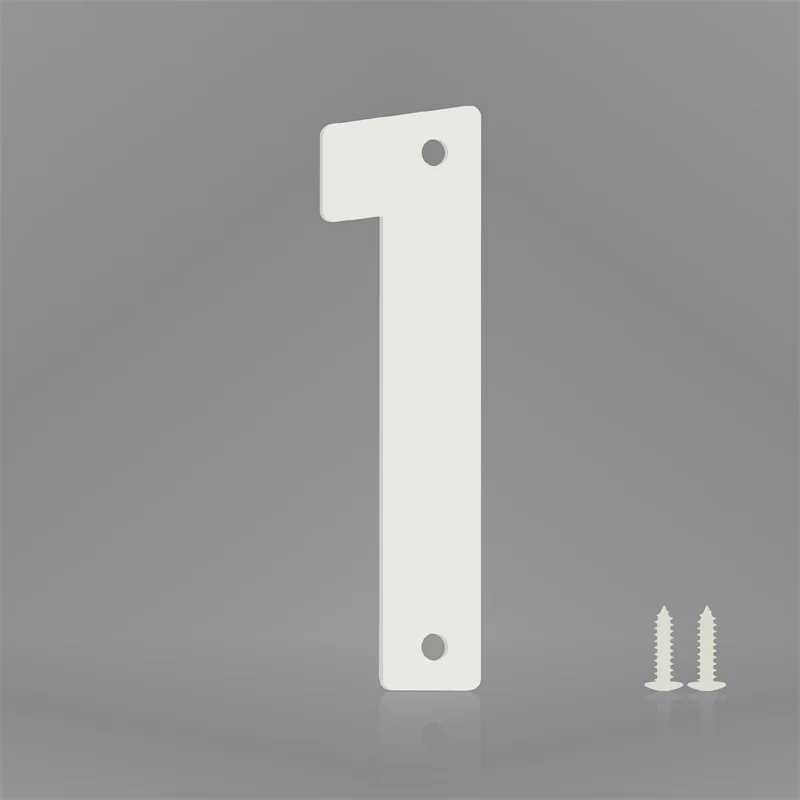 

3-5inch whitce color house metal letter number sign wall decor door gate DIY signs iron letters numbers signs plaques plates