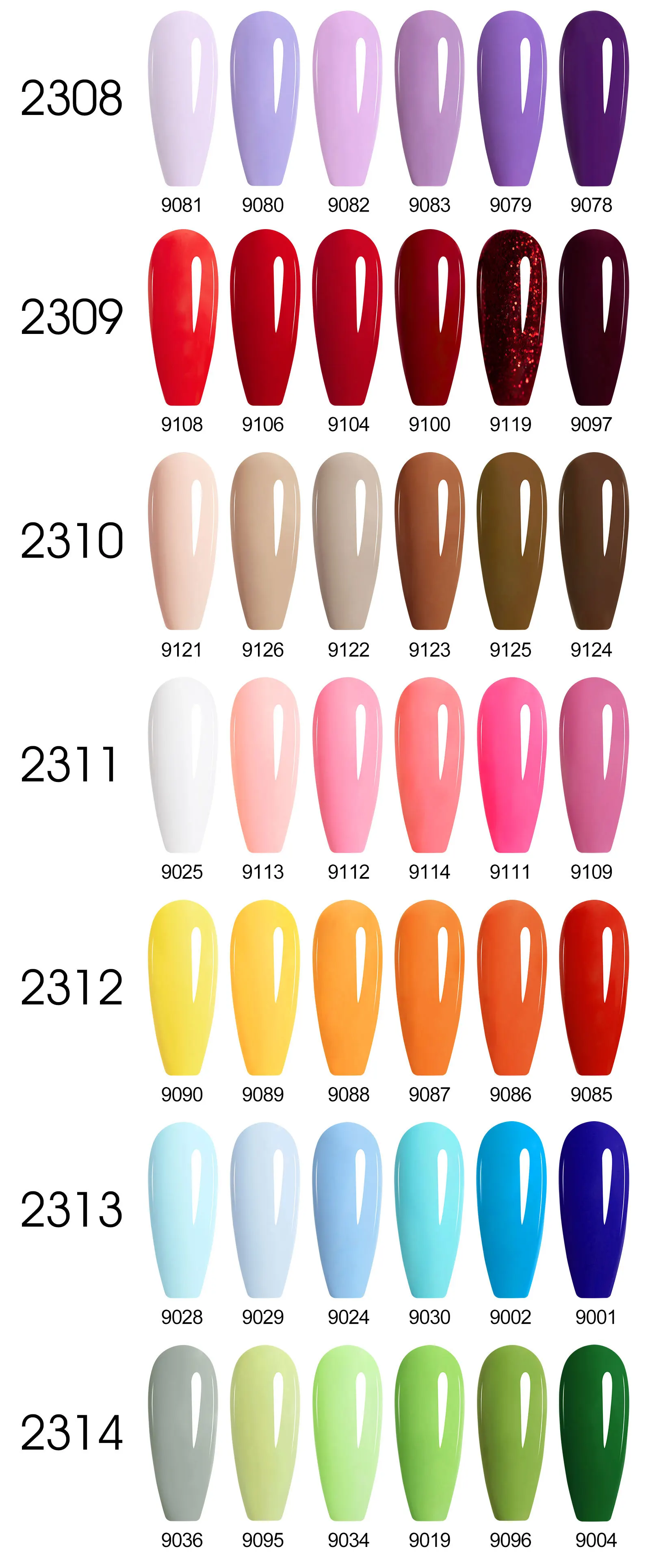 Verbessertes HEMA FREE CANNI Nagelgel-Nagellack-Set, hellviolette Kollektion, geleerosa, natürliches französisches Nageldesign, Soak Off UV-LED-Nägel – Detail 14
