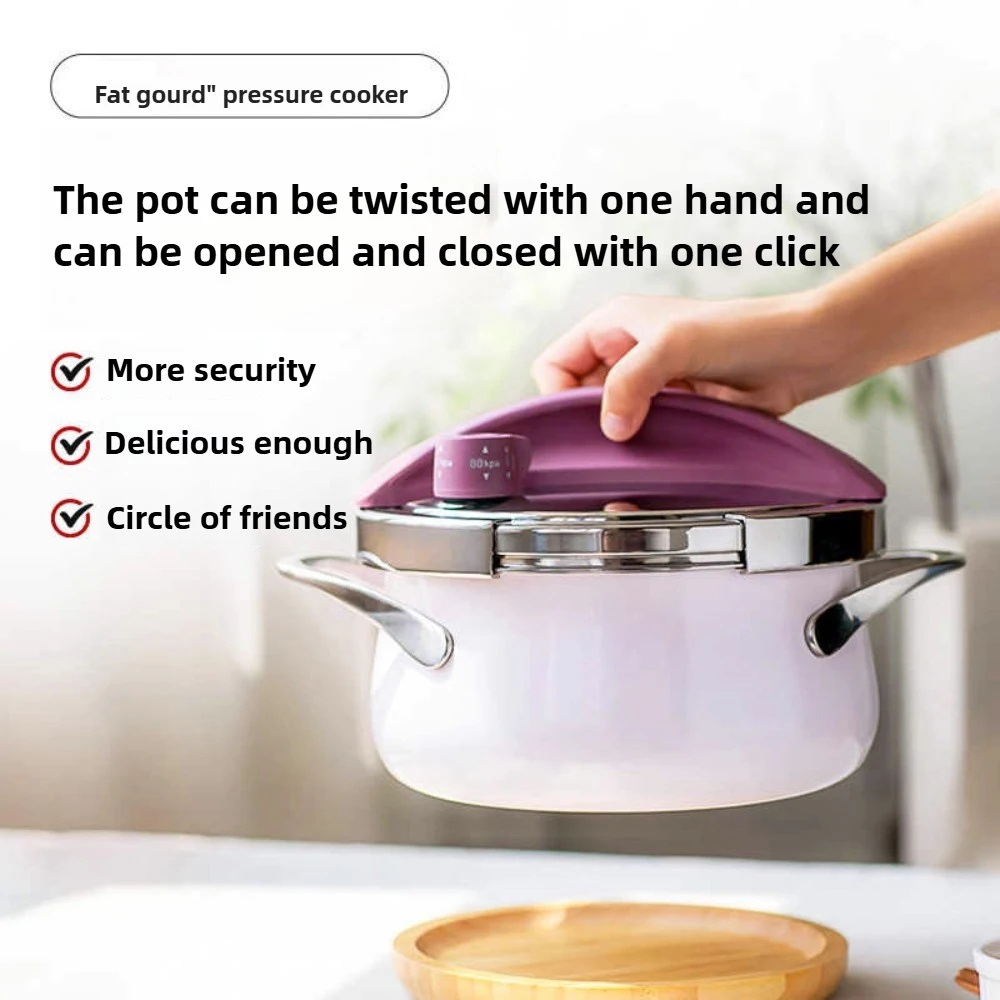 Mini Stainless Steel Pressure Cooker Safe Explosion Proof for Home 1 Person Induction Gas Stove Pressure Canner Autoclave 압력밥솥