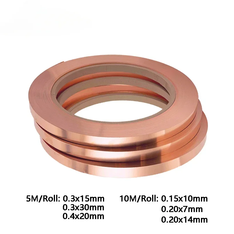 

5/10M Length 0.15/0.2mm Thickness Pure Copper Strip for 18650/21700 Battery Welding Welder Machine Contractors & DIY Projects