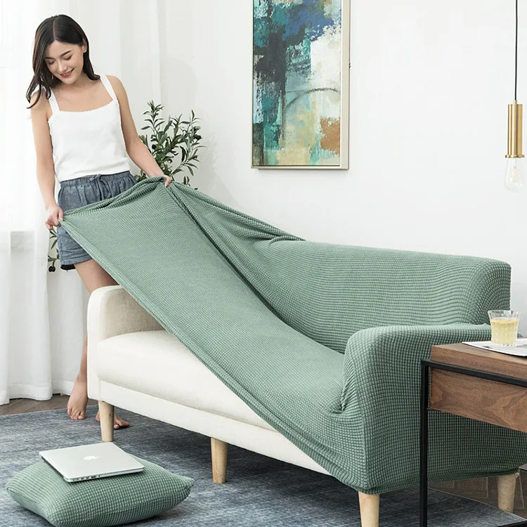 Easy-going Couch Cover Slipcovers Sofas Stretch Non Slip Fleece Sofa Covers Washable Leakproof Furniture Protector for Pets Dog