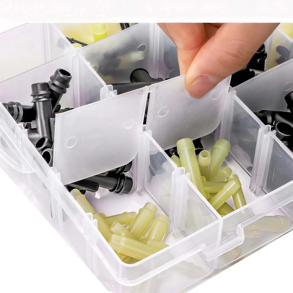 159Pcs Nylon Vacuum Tee Connector Kit 32 Sizes Assortment For Car Truck Hose Pipe Fitting Reducer Repair Parts